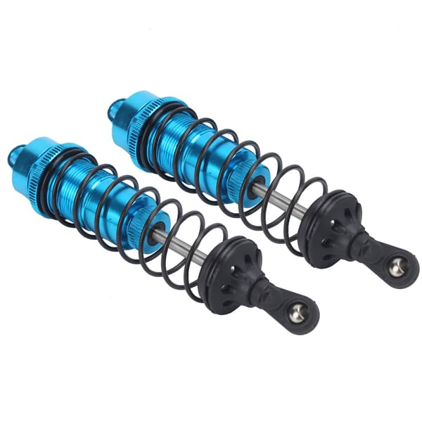 2 stk. justerbar metal støddæmper til HSP HPI 1/8 RC Crawler Blå