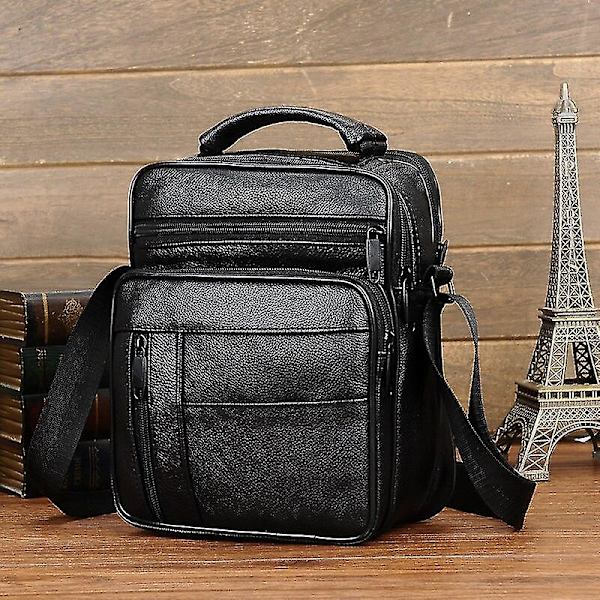 Casual Miesten Business aitoa nahkaa Mini Crossbody laukku lehmän iho