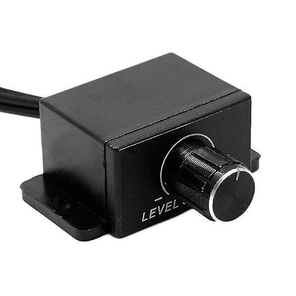 Bilstereoforstærker Regulator Bas Rca Niveau Fjernbetjening Volumenkontrolknap Universal 12v