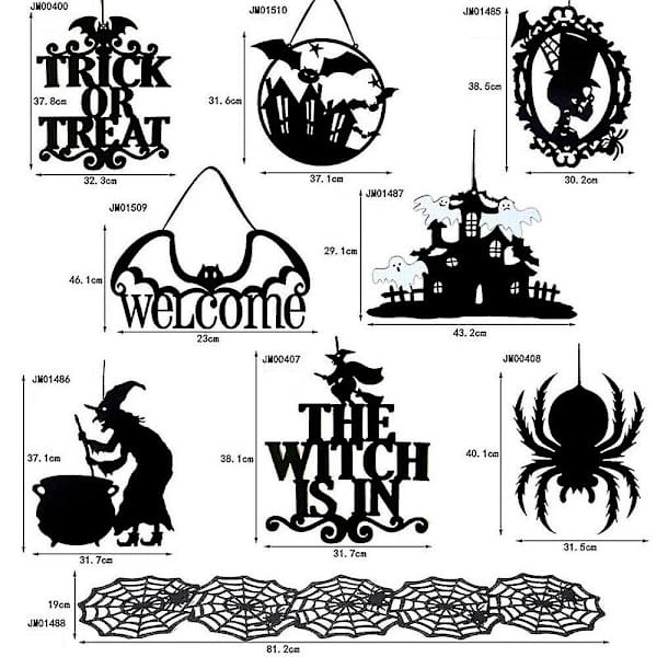 Halloween-juhlakauhu Black Spider Outdoor Garden Scary Decoration Prop 487
