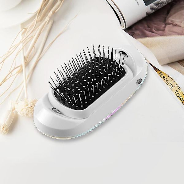 Rostfritt stål Frisör Massage Kam Lila Purple