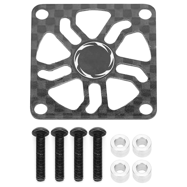 Kolfiber 40mm Kylfläktskydd för RC Motor Elektrisk Fläktskydd