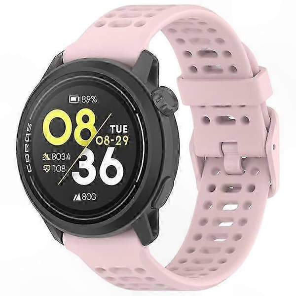 【BQ】Justerbar silikone urrem til Coros Pace 3, holdbar udskiftningsrem Pink