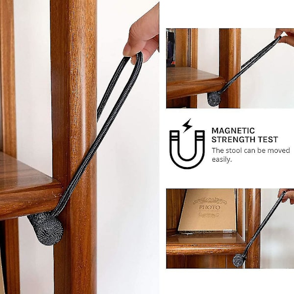 2 kpl Magneettiset verhot Takaisin Verhokiinnikkeet Köysi taaksepäin