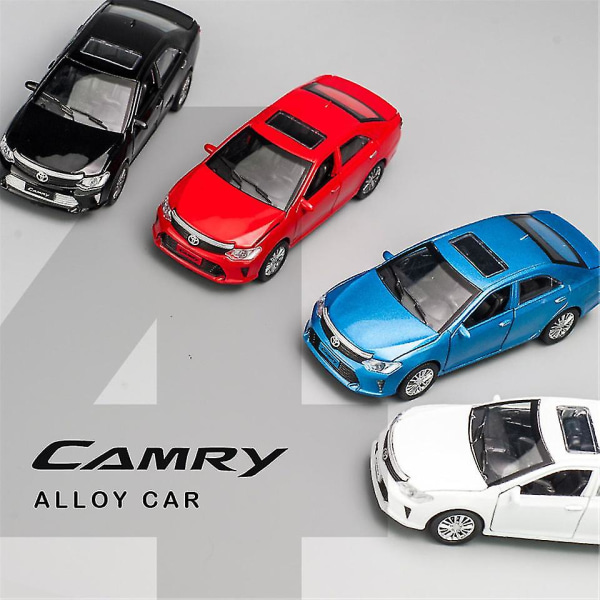 Hhcx-hot Alloy Diecast Model Car 1:32 Camry Children Metal Toys Pull Back Wheels Flashing Machinery For Kids Birthday Christmas Gifts Molde 7