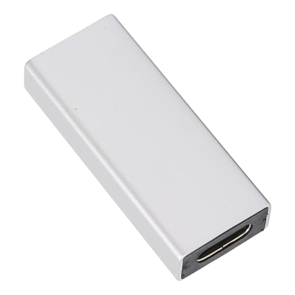 USB C till USB3.0-adapter Multifunktionell Typ C till USB-kontakt för dataöverföring och laddning Silvergrå