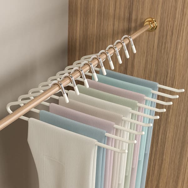 Heavy Duty buksebøjle Stærk bæreevne til trøjer, frakker og jakker Grå Gray 10pcs