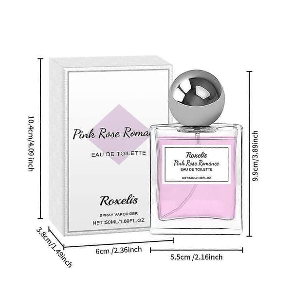 【BQ】50ml Rosa Rosdoftspray med Långvarig Doft i Elegant Flaskdesign pink