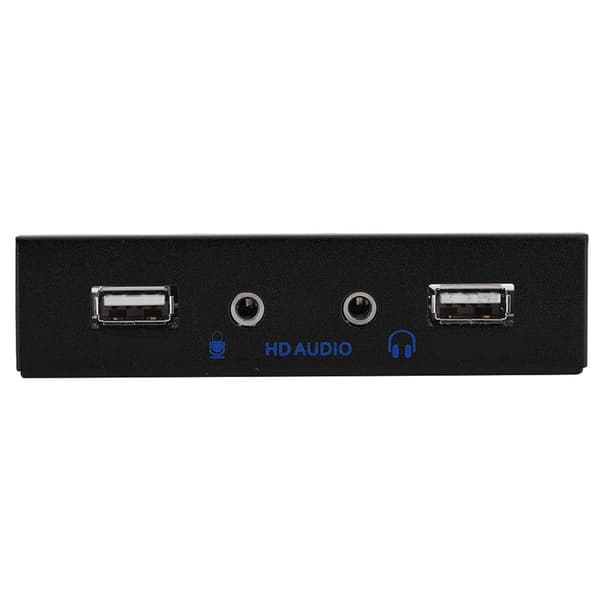 USB2.0 Lyd og USB2.0 Interface Frontpanel Adapter 3,5' 9Pin
