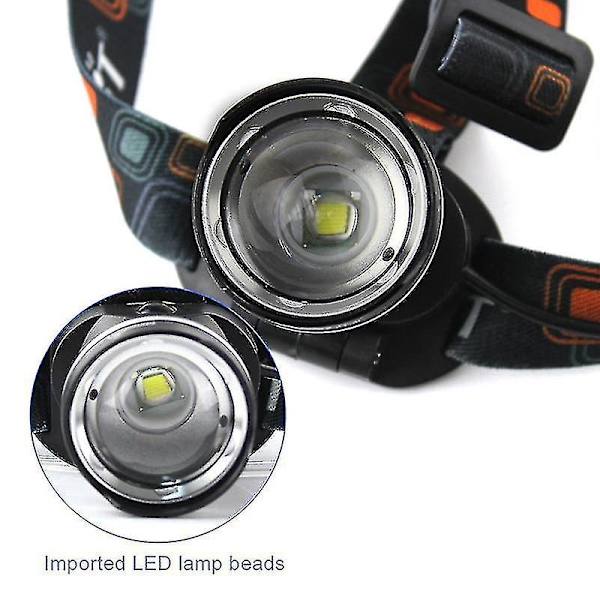 Hhcx-2190 Xml T6 Led ajovalaisin 3-moodi Zoom ajovalo High Power 3000lm Head Taskulamppu|otokat