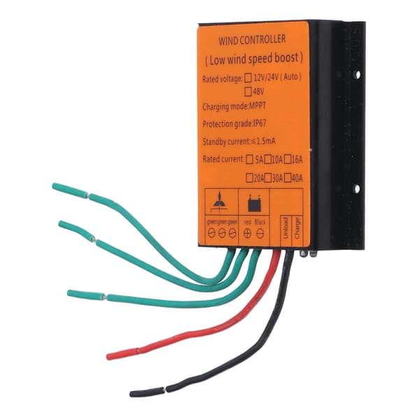 48V 600W MPPT Vindladningscontroller IP67 Beskyttelse 10A Lavspændings Step Up
