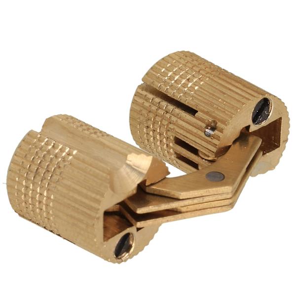 Saranat 4 kpl kupari piilotettu näkymätön piippu piilotettu 14 mm sarana kaapin oveen