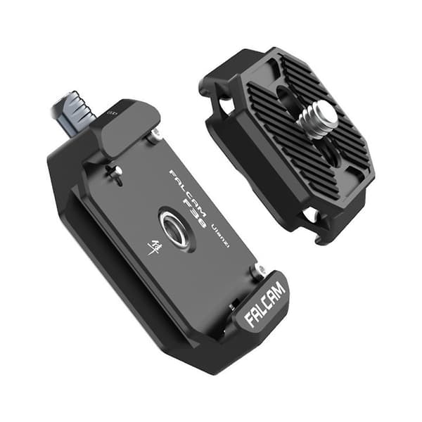 【BQ】F38 Universal DSLR Gimbal Quick Release Plate Klemme Stativ Slider Gimbal Tilbehør-Perfet