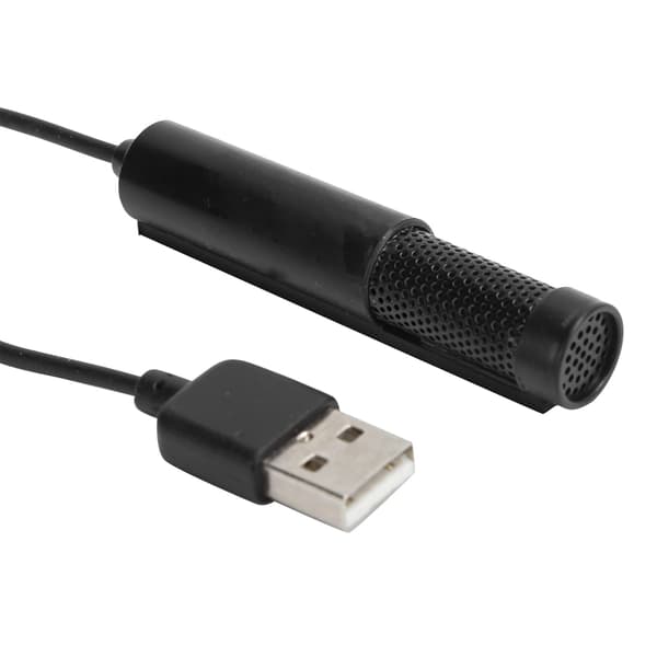 Mini USB-mikrofon for PC bærbar datamaskin Kapasitiv mikrofon for WIN7/8/10/OS X/MSN/SKYPE Svart