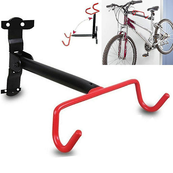 5m Shopheavyduty cykelvægophæng Cykelopbevaringsstativ Foldbar vægkrog # Wall-hanger-wh01