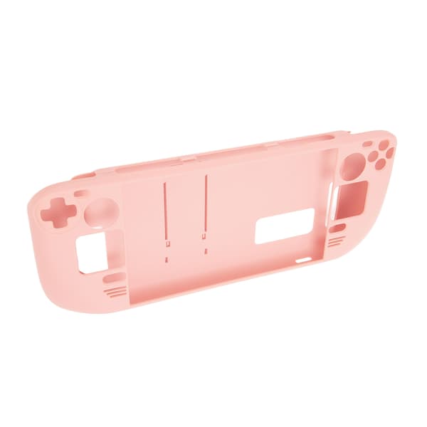 Stativfodral för Steam Deck Handsfree Fullt Skydd Fingeravtryckssäker Skyddsfodral för Steam Deck Rosa