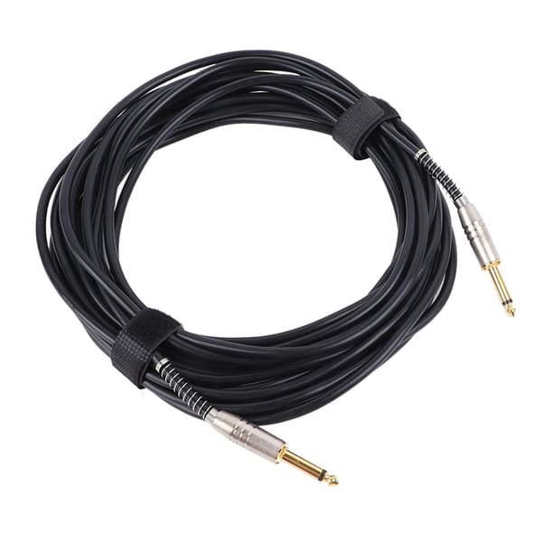 6,35 mm Instrumentkabel Brusreducering Ljudenhet Elgitarr Bas Högtalarkabel