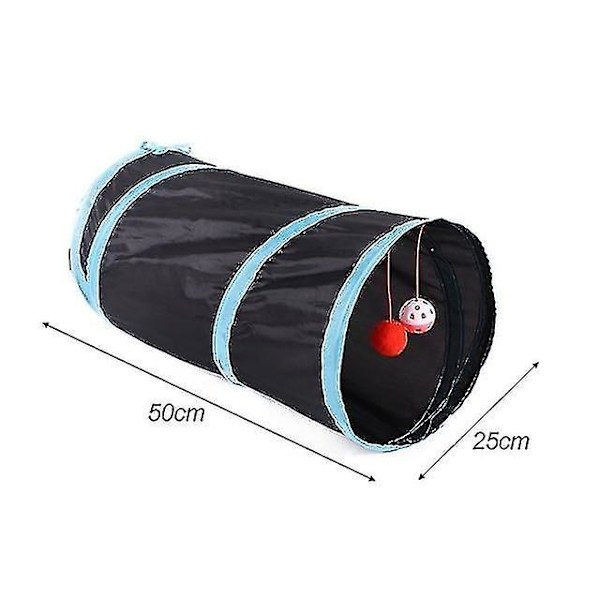 Hhcx-cat Toys Indoor Cat Tunnel 1/5 Way Pet Play Tunnel Collapsible Tunnel Tube Tunnel Peek