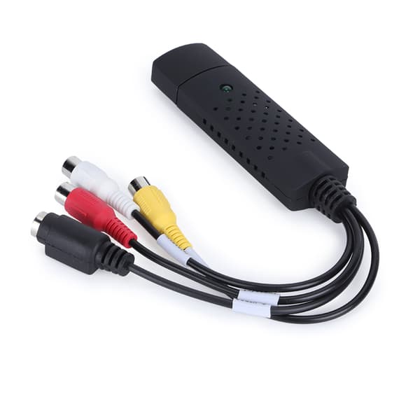 USB 2.0 til 3 RCA Audio SVideo TV DVD VHS RW Capture Converter Adapterkabel