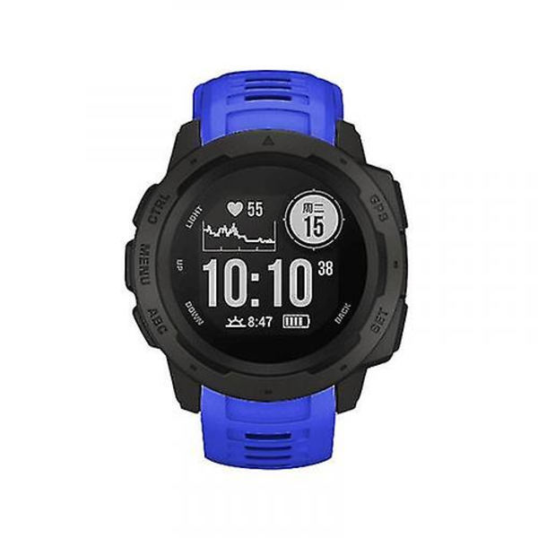 22 mm watch Silikonband Armbandsrem för Garmin Instinct