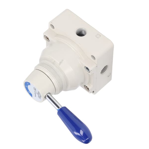 Luft Håndventil Roterende Spak 2 Posisjon 4 Veis Pneumatisk Flow Control Bryter Tilbehør4HV310-10