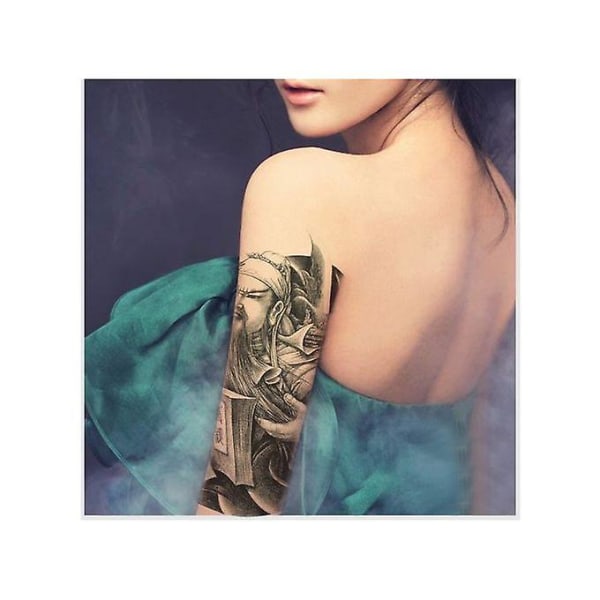 Käsivarsi Jalka Guan Gong Image Tattoo Tarra Body Art