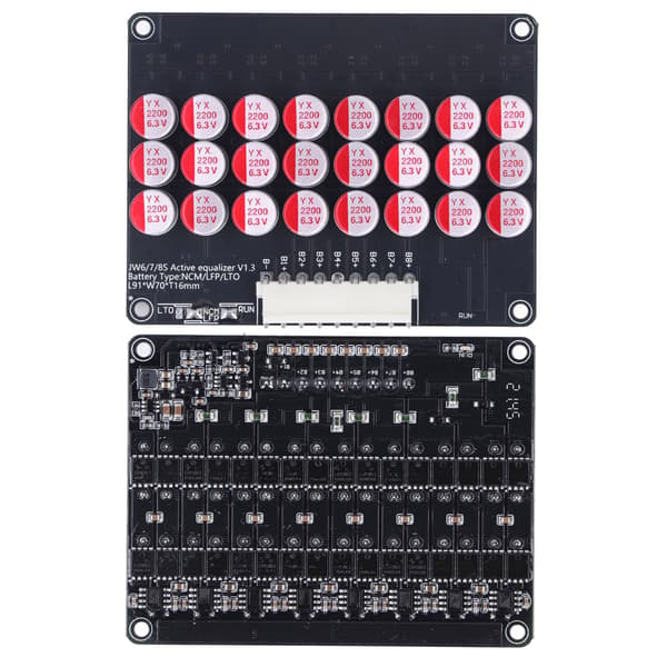 Batteri Aktiv Equalizer Universal Cell Balancer Balansbräda 5A 6‑8S för LTO LFP LPO NCM
