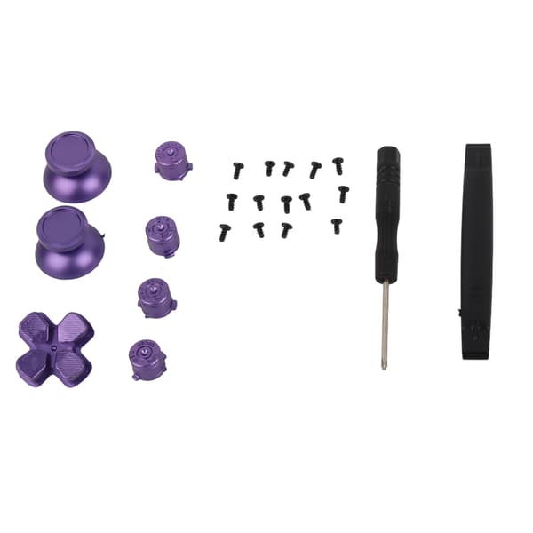 Spilcontroller Aluminium Legering Knapper Tommelfinger Stick Sæt Reservedele