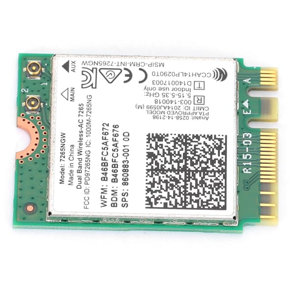 Trådløst netværkskort 7265NGW 7265AC Dual Band M.2 Interface Bluetooth 4.0 Computerudstyr
