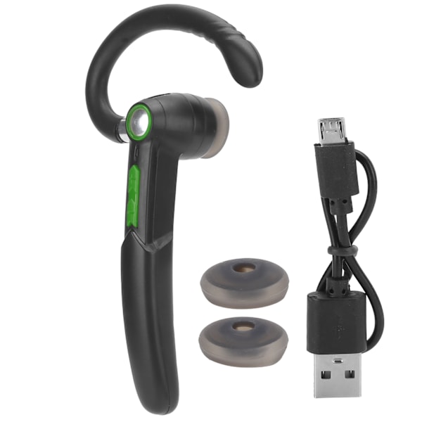 Bärbart Monaural Bluetooth Headset Hörlur Utrustning Hög Kompatibilitet grön