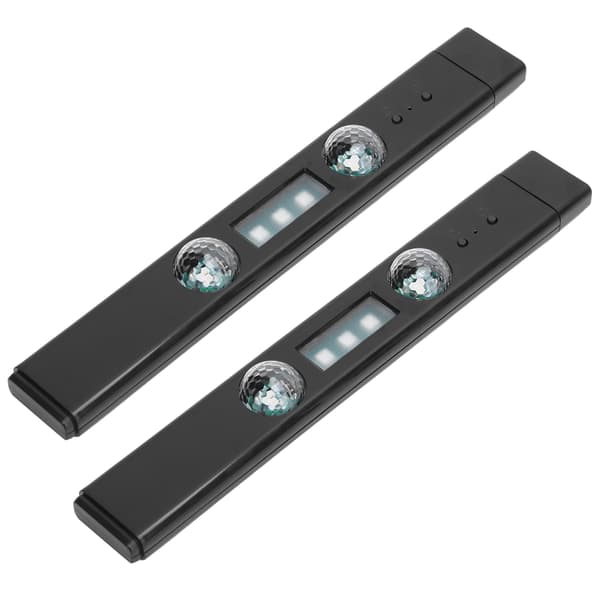 Bil LED Lysstripe Trådløs USB-lading Interiør Dekorative Lys med Fjernkontroll