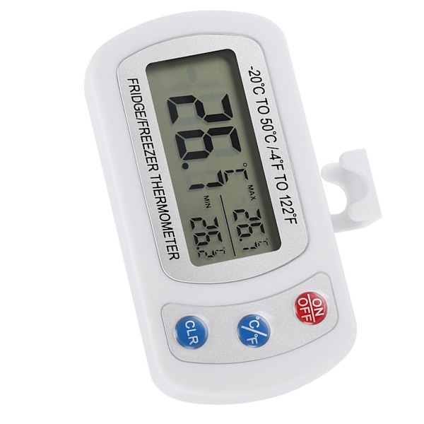 Stor LCD Digital Termometer for Kjøleskap og Frysere med Justerbar Stativ/Henger