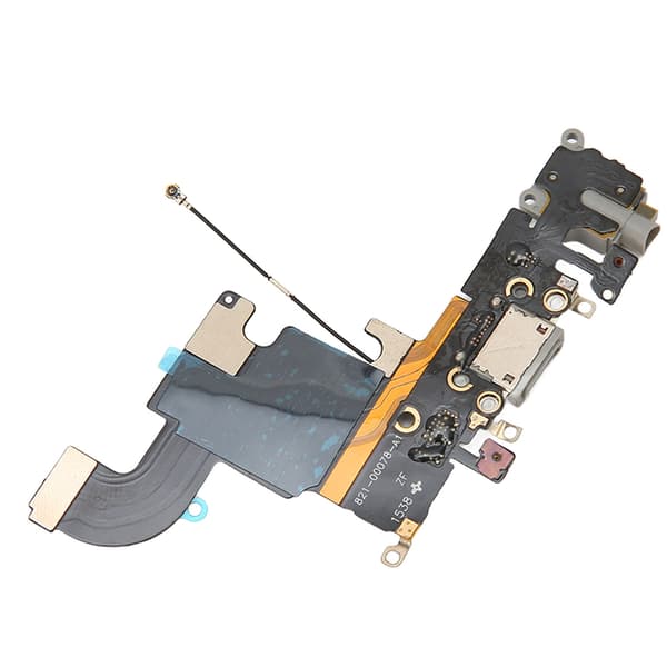 Ladeport Dock Connector Profesjonell Lade Dock Connector Flex Kabel Kompatibel for IPhone 6S Grå