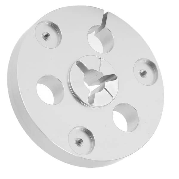 1/4 7 tommer spole til spole båndcontroller aluminiumslegering Nab Hub med monteringsskruer sølv