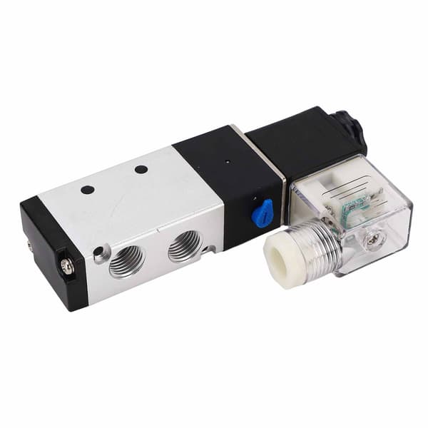 4V210‑08 Elektrisk Magnetventil Normal 2 Position 5 Vejs Luftkomprimeret Afløbsventil til Automatisk Værksted DC 24V