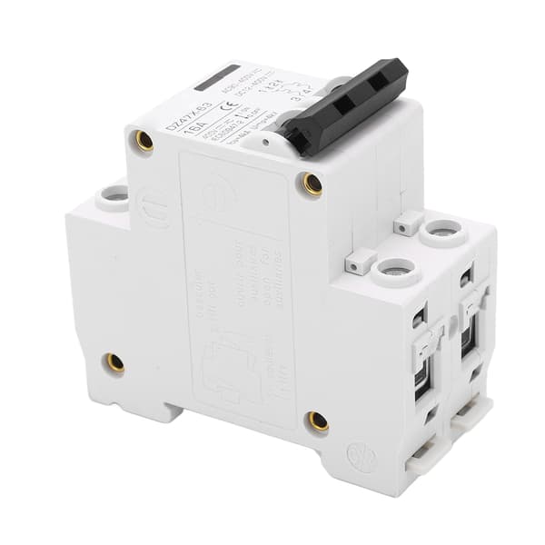 2P Mini DC AC Strømafbryder 4000A Brydeevne Pa66 Lille Strømafbryder 16A 400V