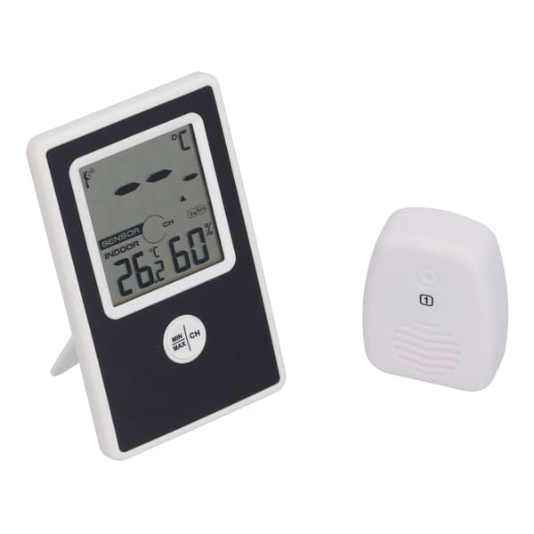 Elektronisk Termohygrometer Digital Hygrometer Termometer til Indendørs og Udendørs Hjem