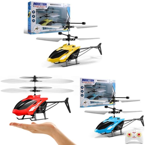 【BQ】Fjädring RC Helikopter Falltålig Induktionsfjädring Ai - Perfet 3(Yellow)
