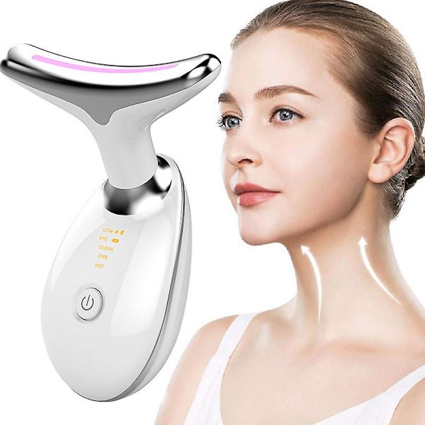 Nacke Ansikte Skönhet Device Led Photon Therapy Hud Tighten Minska Double Chin Anti