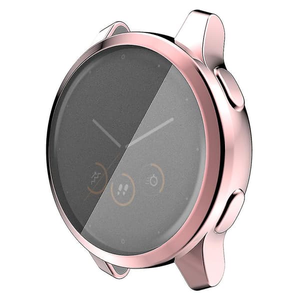 【BQ】Støtsikkert deksel kompatibelt med Garmin Vivoactive 4s 40mm Fullskjermbeskyttelse [DM] Silver