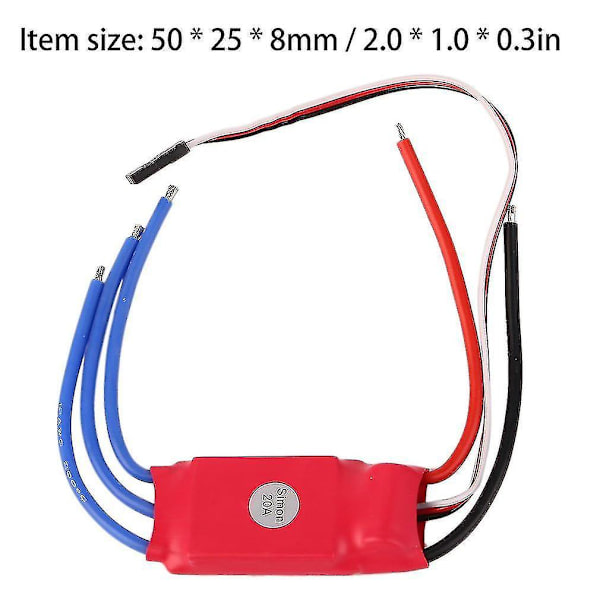 20amp 20a Simonk Firmware Borstlös Esc Med 3a 5v Bec För Rc Quad Multi Copter