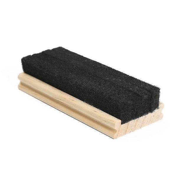 Svart filt svart tavla suddgummi i trä Rengöring krita suddgummi 2 stycken