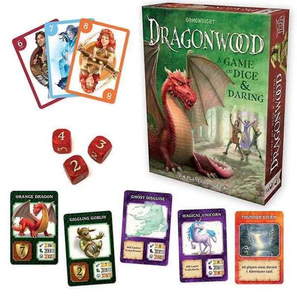 Populärt brädspel Dragonwood engelsk version Pusselspel