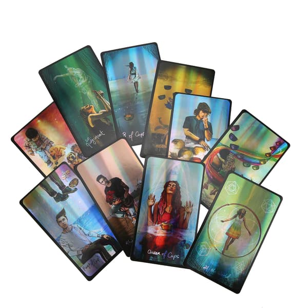 Hologram Tarotkort Engelsk Skæbne Spådomsbrætspil