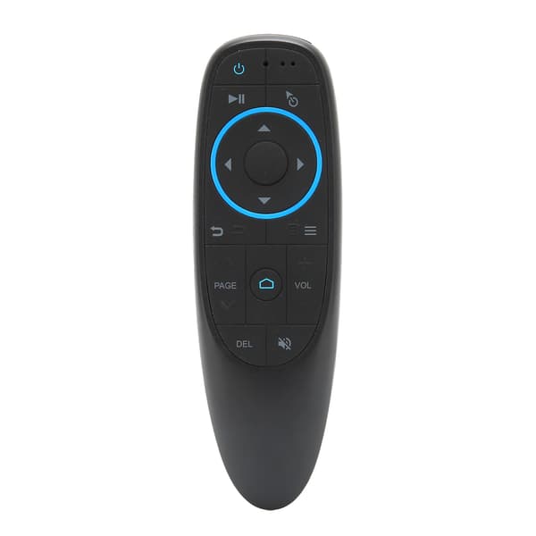 Stemmekontroll IR Læring Bluetooth Luftfjernkontroll for TV-boks Datamaskin Smart TV G10BTS