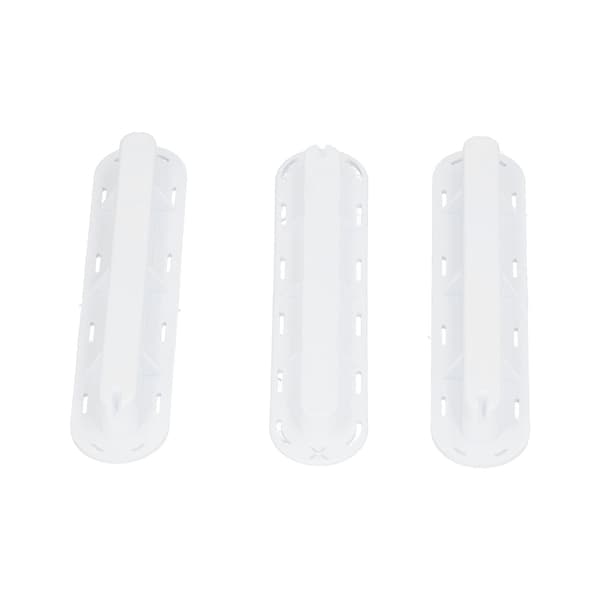 3st Surfbräda Fin Box Plug Set med Skruvar Vit
