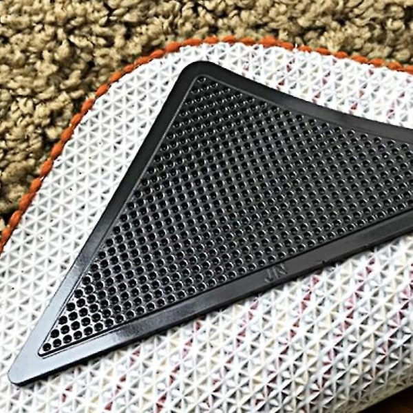 Anti-skli teppe klistremerke matte skid pad teppe tape klebrig for gulvteppe 8 PCS