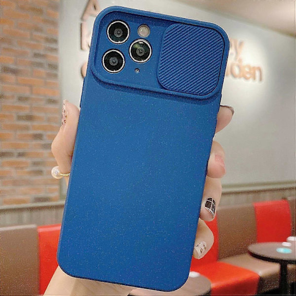 【BQ】TPU-deksel med skyvbart kameradeksel til iPhone 13 m For iPhone 11 Pro Max