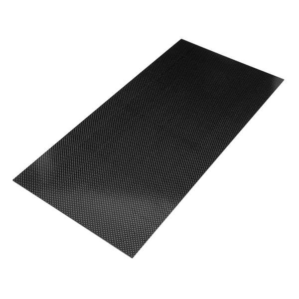 Kolfiberplatta 3K Twill Glansig Ytpanel 200x400x1.0mm för Drönarleksaksmaterial