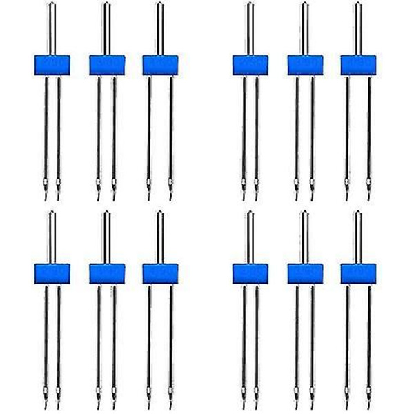 Ompelukone Double Twin Stretch -neulaneulat, 3 eri kokoa (3 kpl)